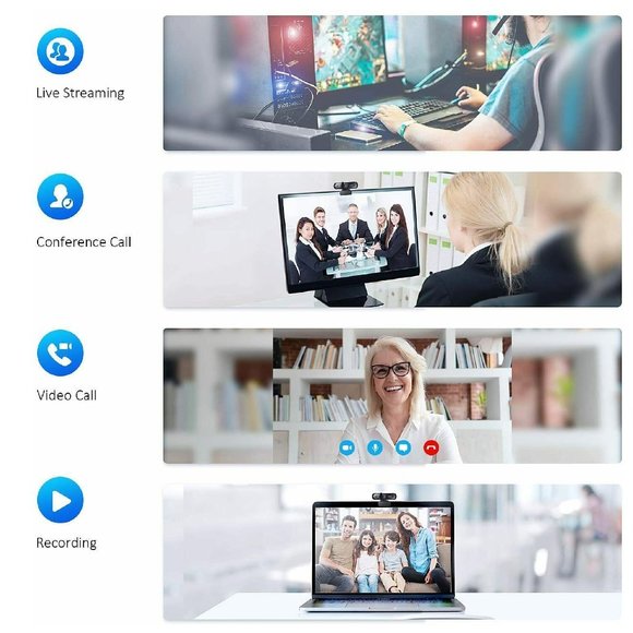 Webcam with Microphone Autofocus - Picture 6 of 7